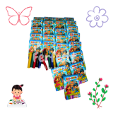 10 Mini Giz de Cera 5 Cores P/ Kit Festa Lembrancinha