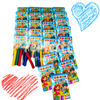 10 Mini Giz de Cera 5 Cores P/ Kit Festa Lembrancinha