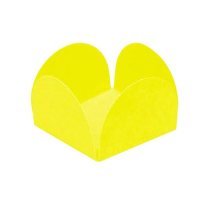 Kit 50 Forminha 4 Pétalas Neon p/ Doces Festas Decoração
