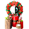 Arco Descosntruido Vermelho + Verde + Dourado Natal