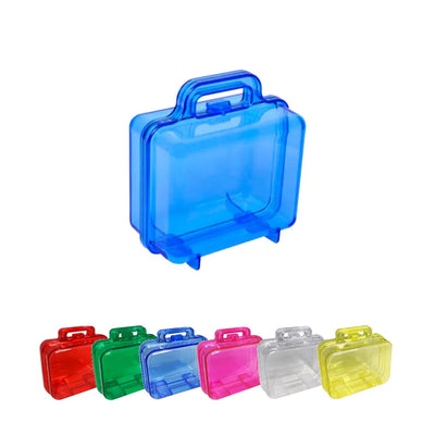 Kit 12 Massinha de Modelar + 12 Bolha de Sabão + 24 Cortador de Massinha + 12 Maletinha de Acrílico Lembrancinha