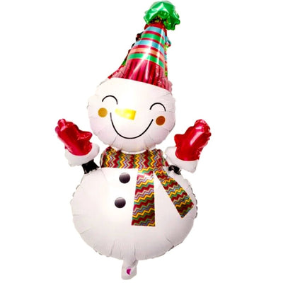 6 Balão Bexiga Metalizado Natal Papai Noel Arvore Sino Decoração