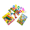 5 Cx Massinha de Modelar + 5 Bolha Sabão + 10 Corta Molde + 5 Jogo Memoria Kit Festa Infantil