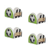 Kit 50 Forminha 4 Pétalas p/ Doces Futebol Gol