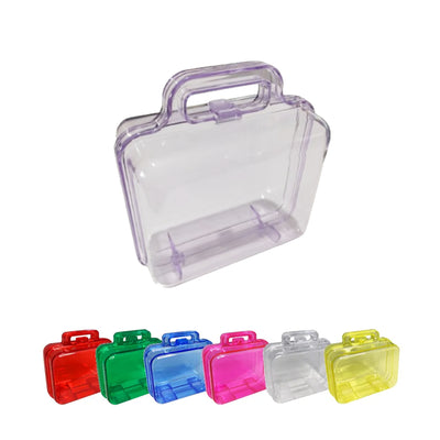 Kit 12 Massinha de Modelar + 12 Bolha de Sabão + 24 Cortador de Massinha + 12 Maletinha de Acrílico Lembrancinha