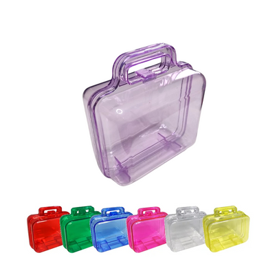 Kit 12 Massinha de Modelar + 12 Bolha de Sabão + 24 Cortador de Massinha + 12 Maletinha de Acrílico Lembrancinha