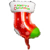 Kit Arco de Balão Bexiga Vermelho Verde Natal + 2 Balão Metalizado Decoração Festa
