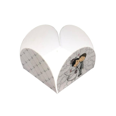 Kit 50 Forminha 4 Petalas p/ Doces Noivos Casamento
