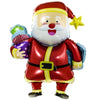 Kit Arco de Balão Bexiga Vermelho Verde Natal + 2 Balão Metalizado Decoração Festa
