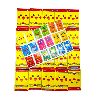 Kit 20 Jogo da Memoria Brinquedo Infantil Kit Festa Lembrancinha Prenda Educativo Didatico