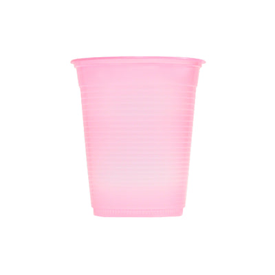 50 Copo Neon - Brilha Luz Negra Descartável Plástico 200 Ml