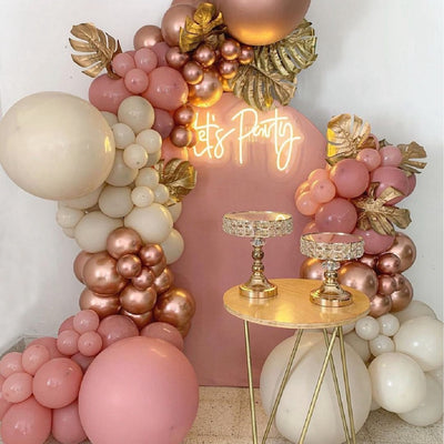 50 Unidades Bexiga Balão Rose 8 Polegadas Látex Decoração Festa