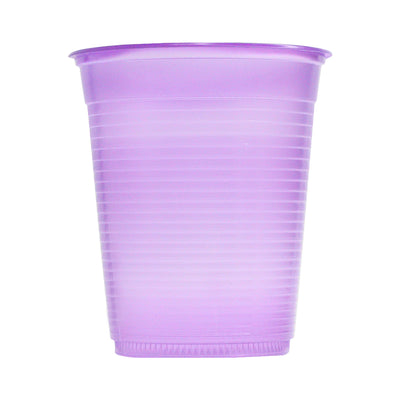 50 Copo Neon - Brilha Luz Negra Descartável Plástico 200 Ml