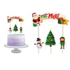 Topo de Festa Bolo Doce Natal Papai Noel Decoração Festa