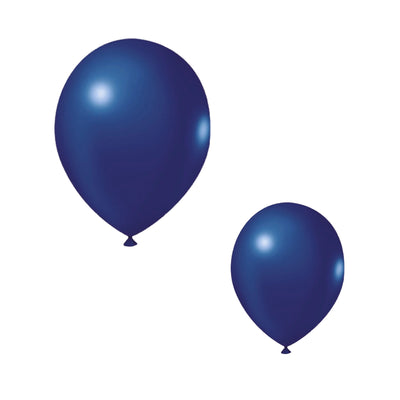 50 UnidBalão Bexiga Azul Cobalto 9 Polegadas Látex Festa Decoração.