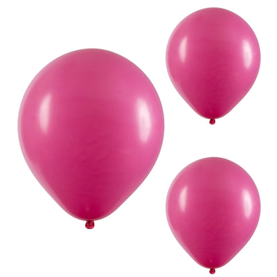 50 Unidades Bexiga Balão Rosa Maravilha 8 Polegadas Látex Decoração Festa