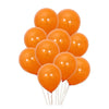 50 Unidades Bexiga Balão Laranja 7 Polegadas Látex Decoração Festa