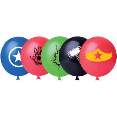 25 Balão Bexiga Super Herois Vingadores Numero 11 Promoção.