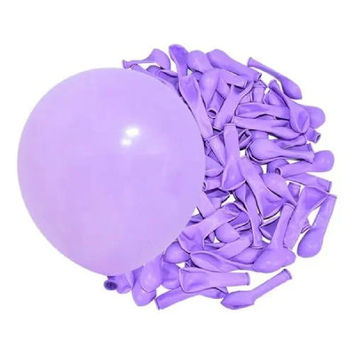50 Unidades Bexiga Balão Lilas 8 Polegadas Látex Decoração Festa