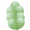 50 Unid  Balão Bexiga Verde Eucalipto Menta 9 Polegadas Látex Festa Decoração.