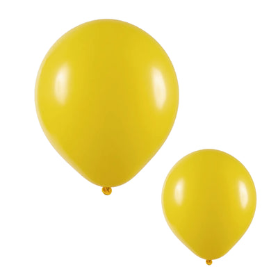 50 Unidades Bexiga Balão Amarelo 7 Polegadas Látex Decoração Festa