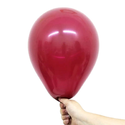 50 Unidades Bexiga Balão Marsala 8 Polegadas Látex Decoração Festa