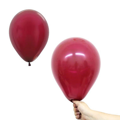 50 Unidades Bexiga Balão Marsala 8 Polegadas Látex Decoração Festa
