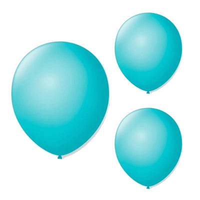 50 UnidBalão Bexiga Azul Oceano 9 Polegadas Látex Festa Decoração.