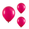 50 Unid  Balão Bexiga Rosa Fucsia 9 Polegadas Látex Festa Decoração.