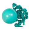 50 Unidades Bexiga Balão Azul Tiffany 8 Polegadas Látex Decoração Festa