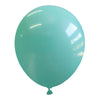 50 Unid  Balão Bexiga Verde Agua 9 Polegadas Látex Festa Decoração.