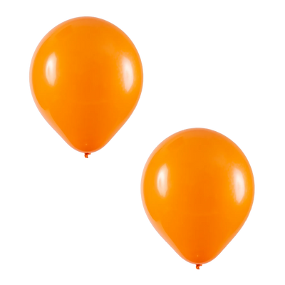 50 Unidades Bexiga Balão Laranja 7 Polegadas Látex Decoração Festa