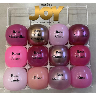 50 Unid Balão Bexiga Rose 9 Polegadas Látex Festa Decoração