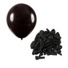 50 Unidades Bexiga Balão Preto 7 Polegadas Látex Decoração Festa