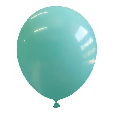 50 Unidades Bexiga Balão Verde Agua 8 Polegadas Látex Decoração Festa
