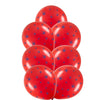 25 Unid Balão Bexiga Aranha Vermelho 9 Polegadas