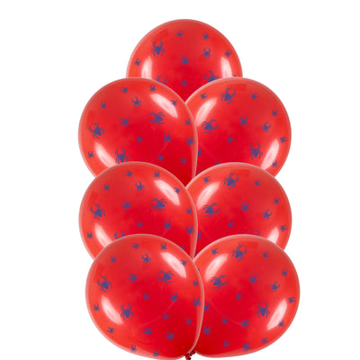 25 Unid Balão Bexiga Aranha Vermelho 9 Polegadas