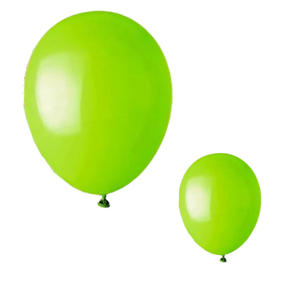 50 UnidBalão Bexiga Verde Limão 9 Polegadas Látex Festa Decoração.