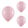 50 Unid  Balão Bexiga Rosa Claro 9 Polegadas Látex Festa Decoração.