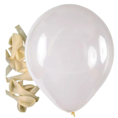 50 Unidades Bexiga Balão Cristal 8 Polegadas Látex Decoração Festa