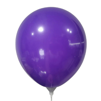 50 Unidades Bexiga Balão Violeta 8 Polegadas Látex Decoração Festa