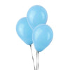 50 Unidades Bexiga Balão Azul Claro 6,5 Polegadas Látex Decoração Festa