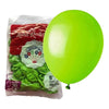50 Unid  Balão Bexiga Verde Limão 9 Polegadas Látex Festa Decoração.