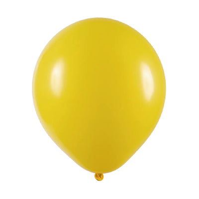 50 Unidades Bexiga Balão Amarelo 7 Polegadas Látex Decoração Festa