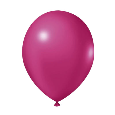 50 UnidBalão Bexiga Fucsia 9 Polegadas Látex Festa Decoração.