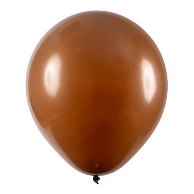 50 Unidades Bexiga Balão Marrom 7 Polegadas Látex Decoração Festa