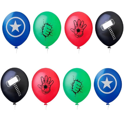 25 Balão Bexiga Super Herois Vingadores Numero 11 Promoção.