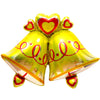 Kit Arco de Balão Bexiga Vermelho Verde Natal + 2 Balão Metalizado Decoração Festa