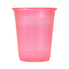 50 Copo Neon - Brilha Luz Negra Descartável Plástico 200 Ml