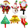 Kit Arco de Balão Bexiga Vermelho Verde Natal + 2 Balão Metalizado Decoração Festa